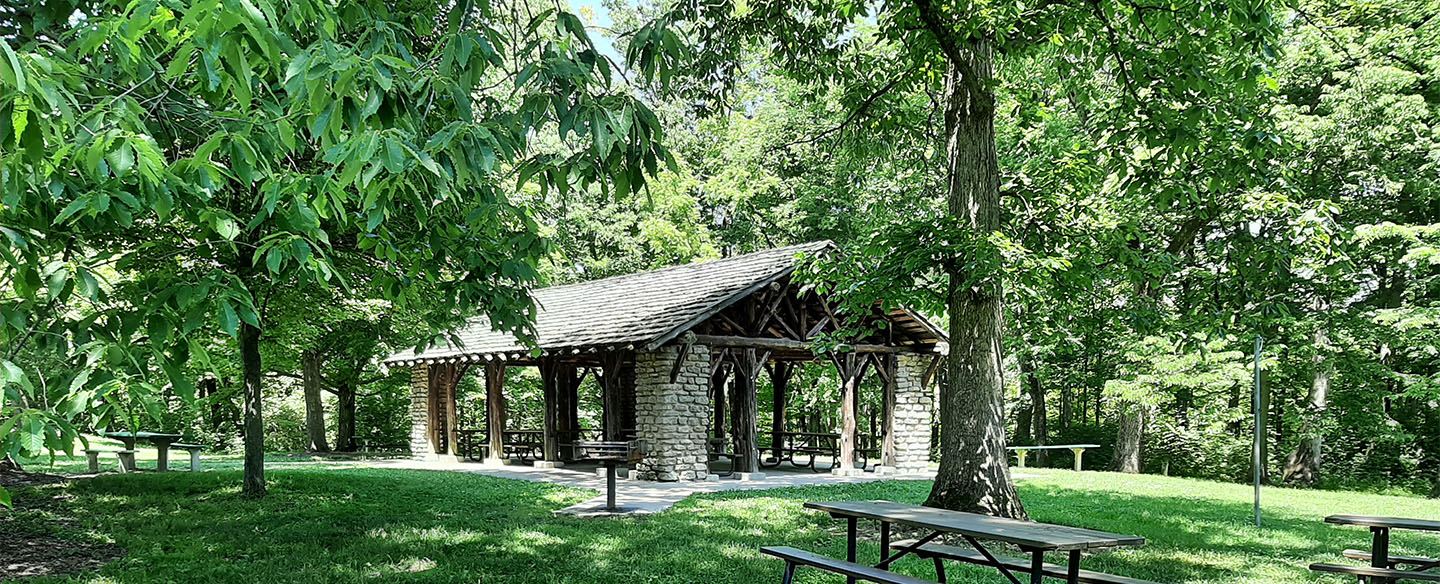 Area 22 Rentable Picnic Shelter With Picnic Tables