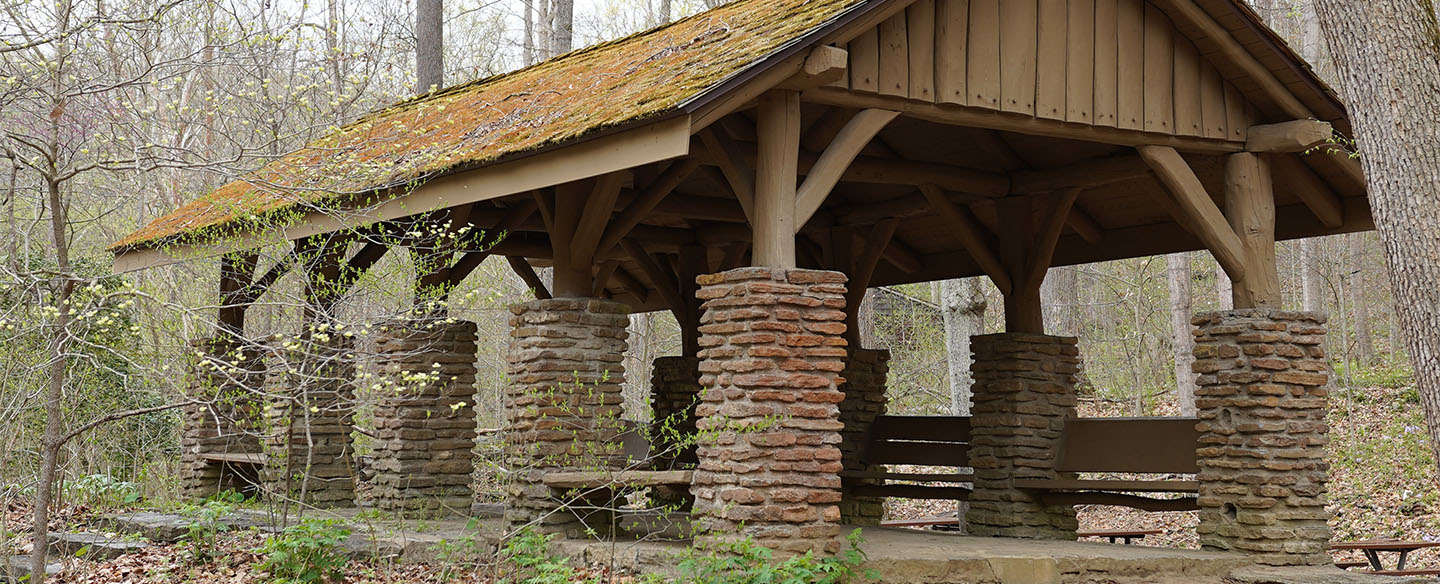 Shelter House At California Woods Nature Preserve