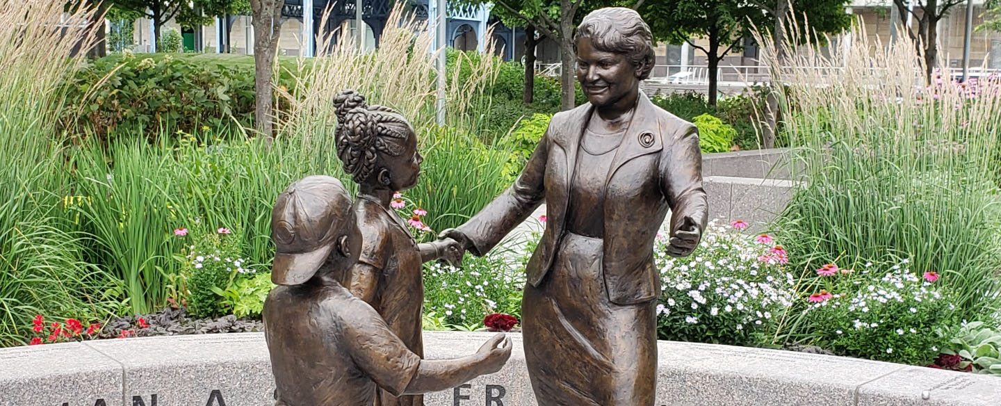 Marian Spencer Memorial at Smale Riverfront Park