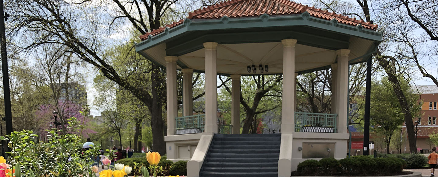 Washington Park Bandstand in Spring