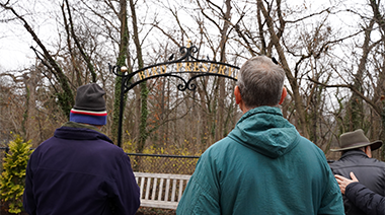 Rawson Woods Bird Preserve Arch Makes Triumphant Return to Public Life