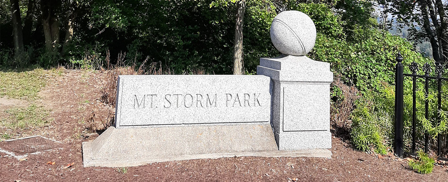 Mt. Storm Park Entrance Sign