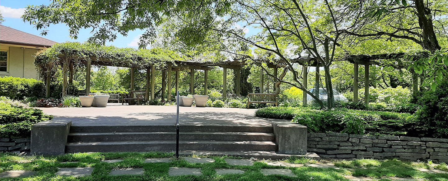 Vasey Garden Wedding Area In Mt Airy Forest Arboretum