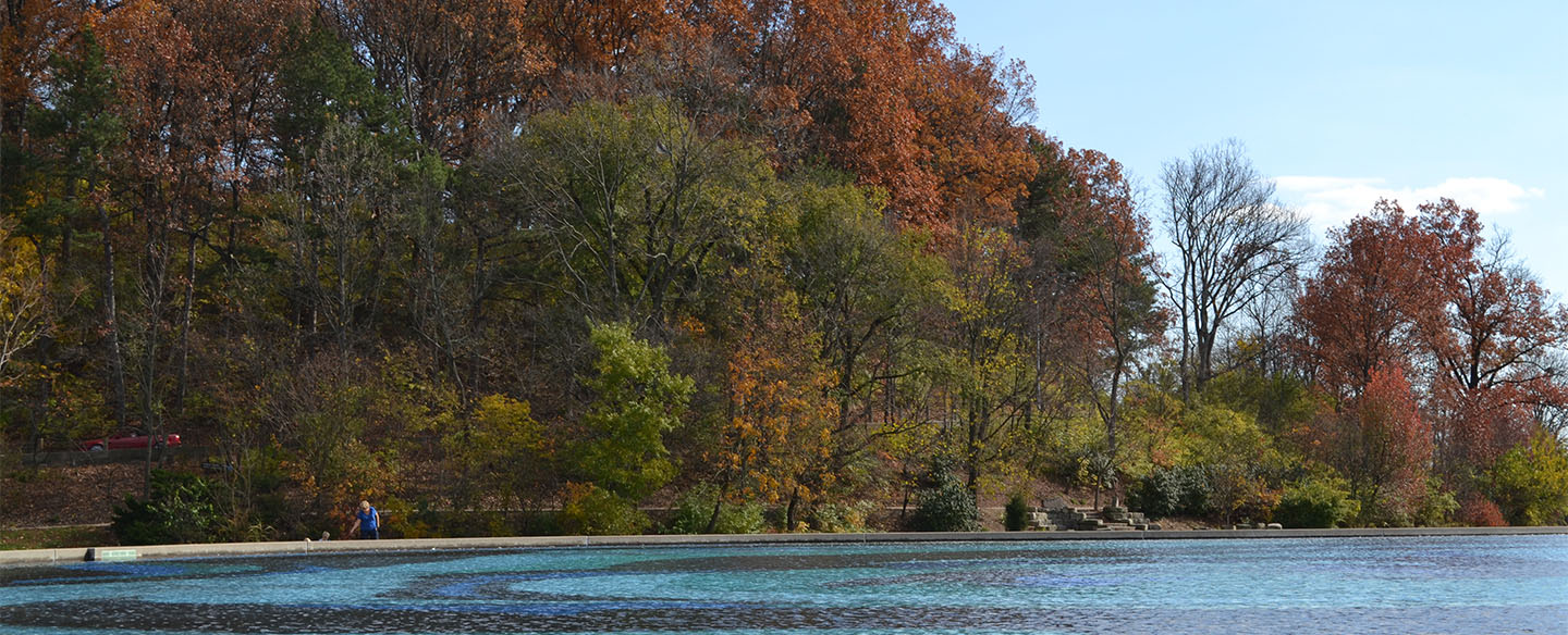 Mirror Lake in Fall at Eden Park