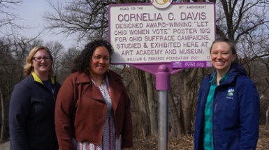 National Votes for Women Trail Marker Installed at Eden Park