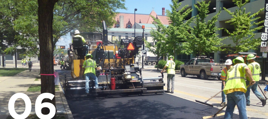 Street Rehab Step 5: Final Asphalt Layer