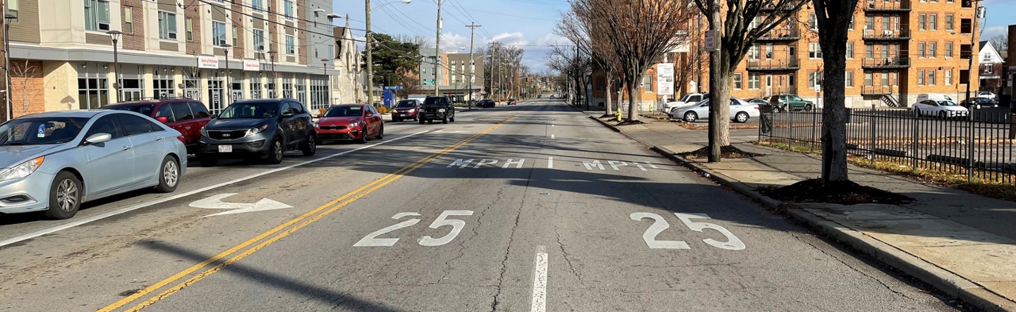 Speed Limit Pavement Markings in Avondale